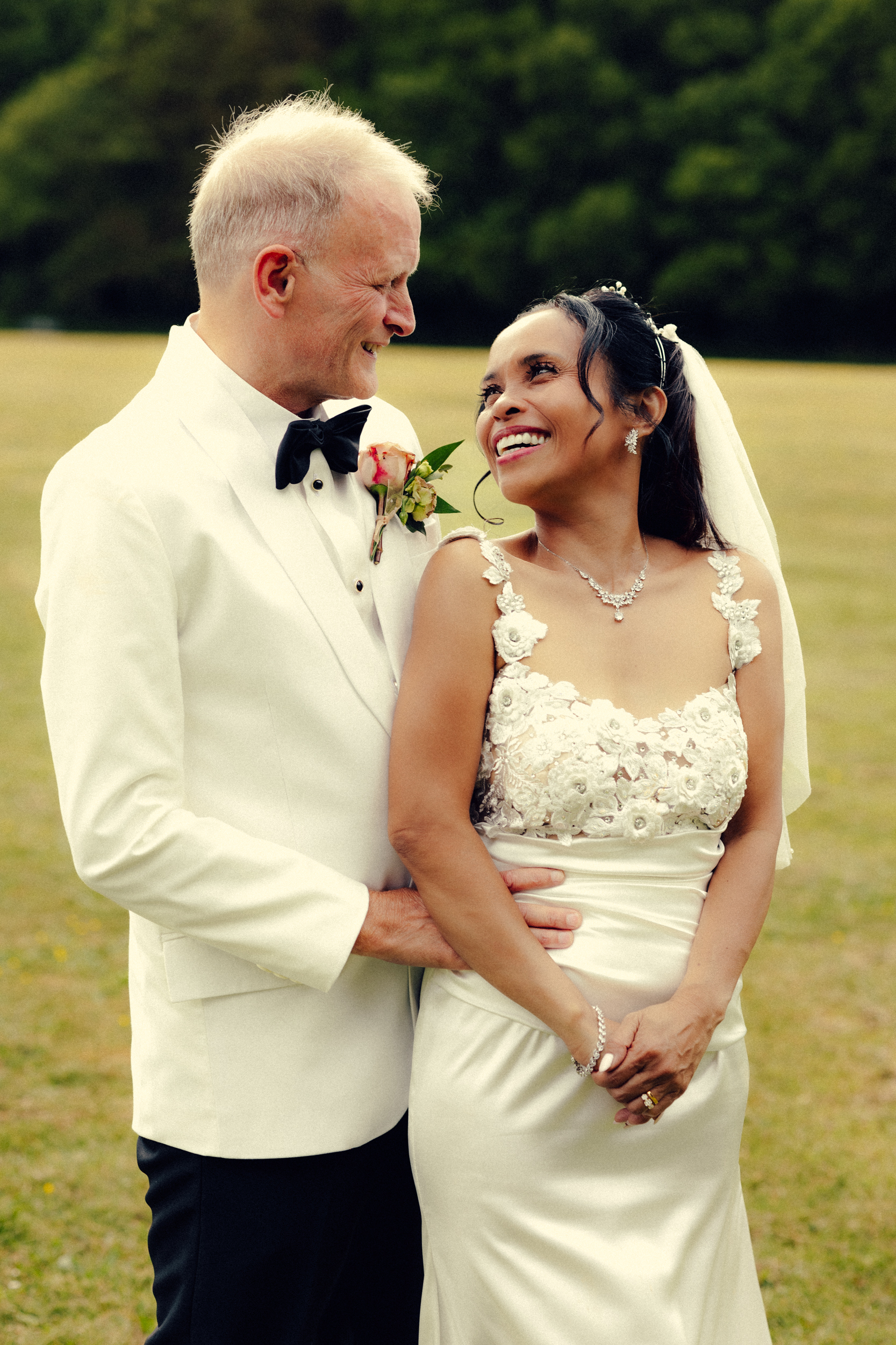 romantic couple portrait